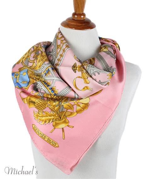 pink scarf hermes shawl